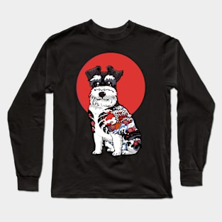 Schnauzer Yakuza Long Sleeve T-Shirt